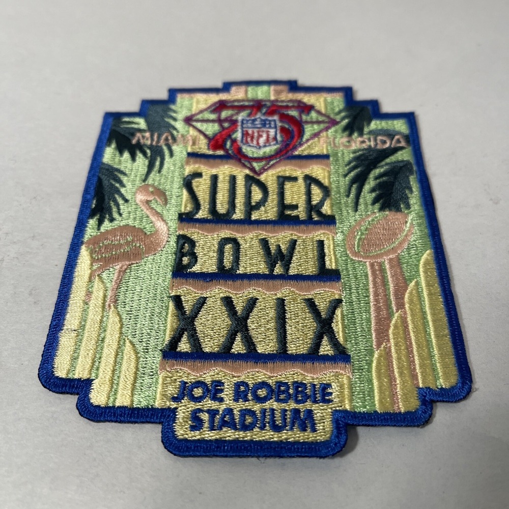 SUPER BOWL 29 49ERS / CHARGERS Willabee & Ward OFFICIAL NFL SB XXIX PATCH ONLY